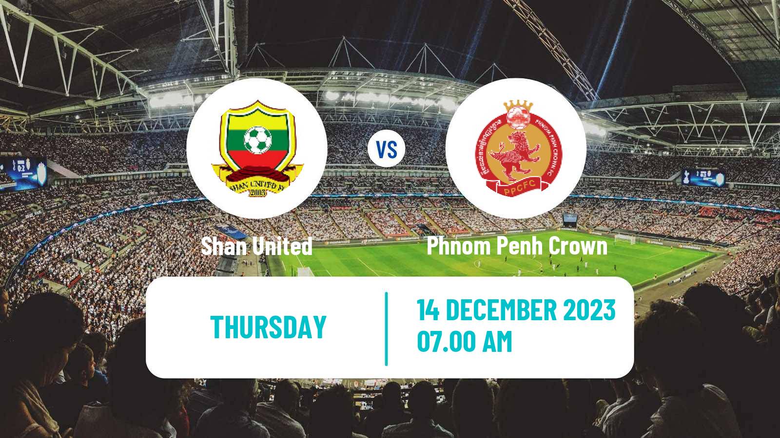 Soccer AFC Cup Shan United - Phnom Penh Crown