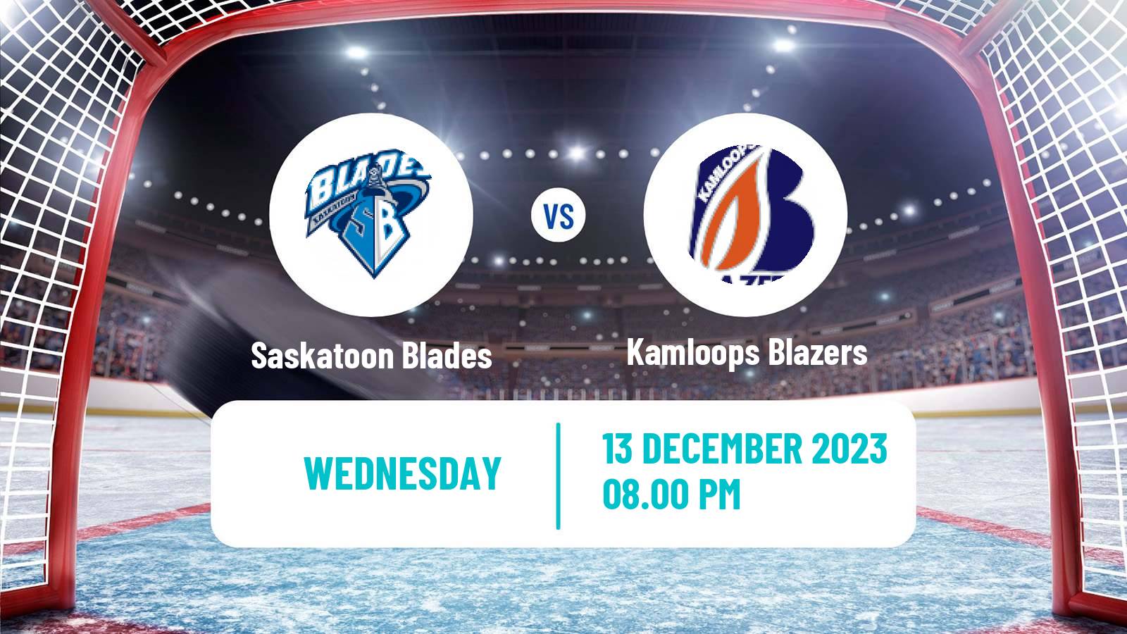 Hockey WHL Saskatoon Blades - Kamloops Blazers
