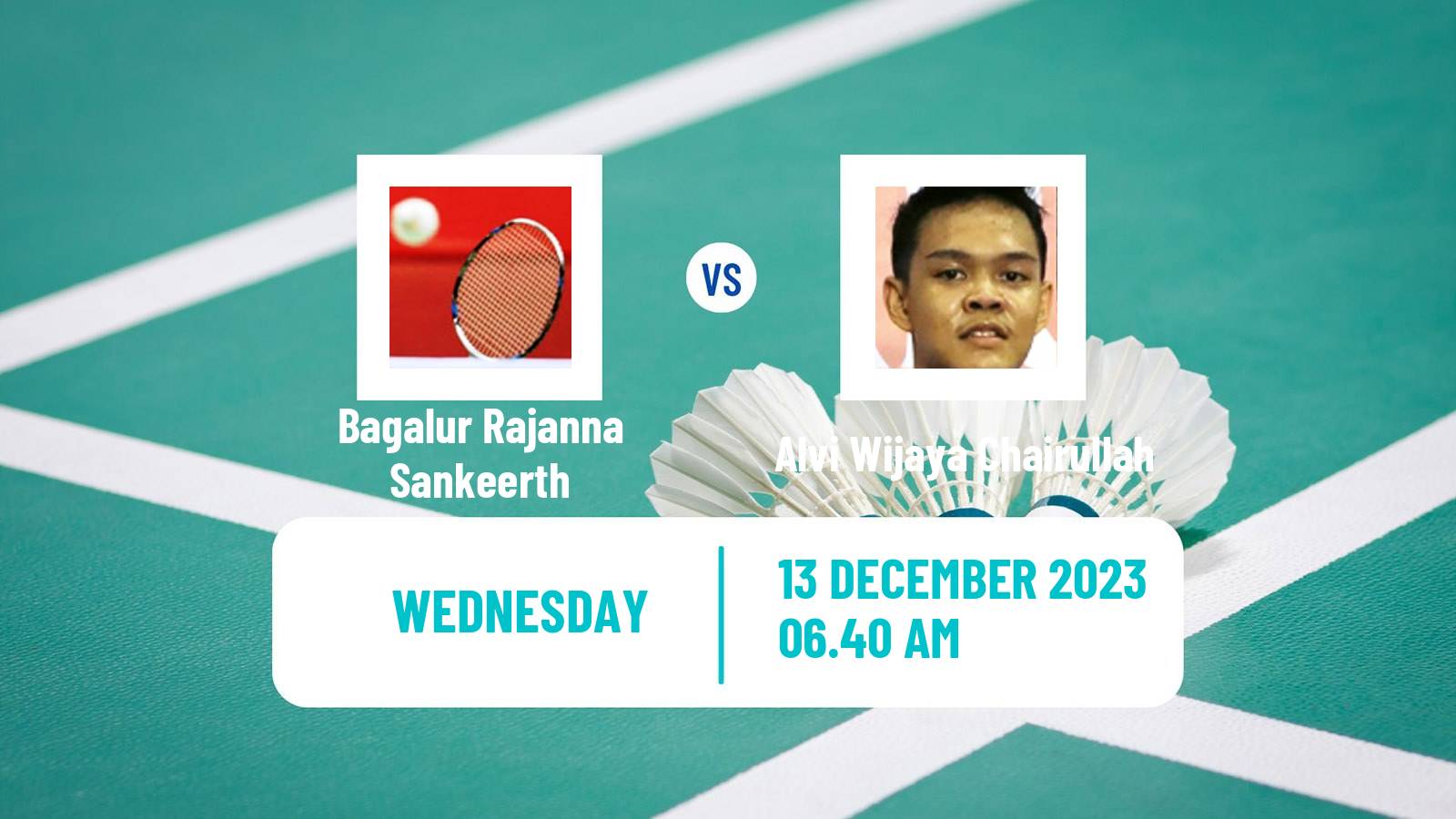 Badminton BWF World Tour Odisha Masters Men Bagalur Rajanna Sankeerth - Alvi Wijaya Chairullah