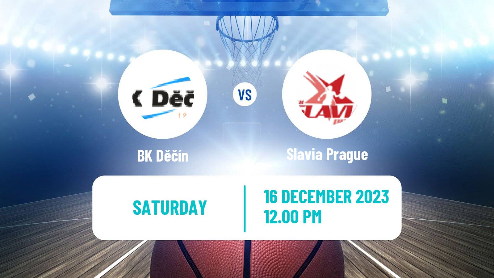 Basketball Czech NBL Děčín - Slavia Prague