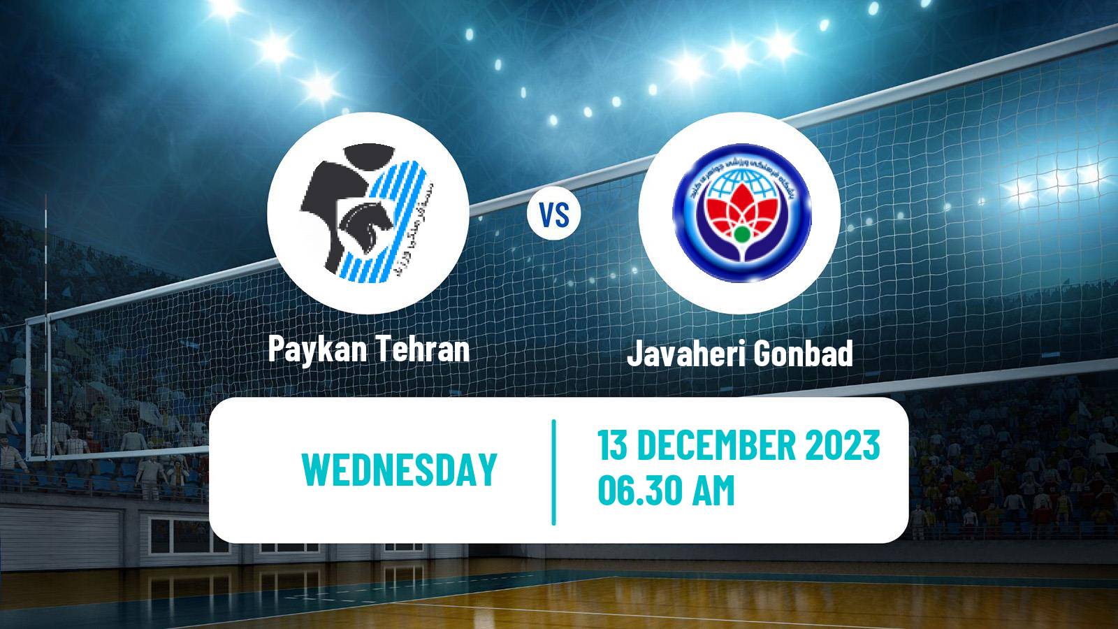 Volleyball Iran Super League Volleyball Paykan Tehran - Javaheri Gonbad