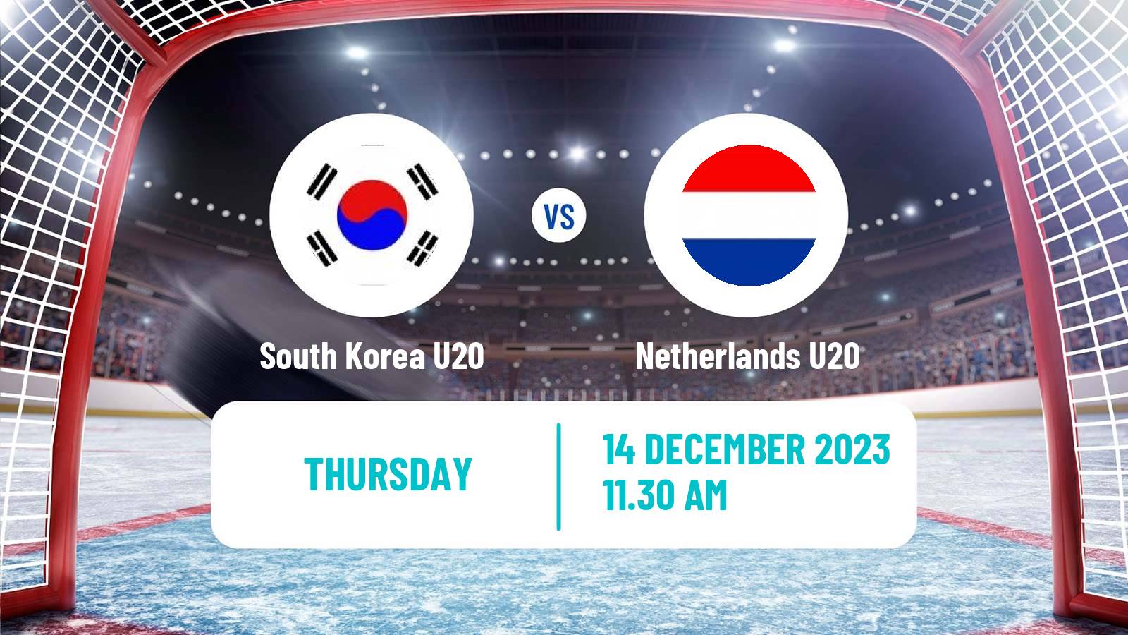 Hockey IIHF World U20 Championship IIA South Korea U20 - Netherlands U20