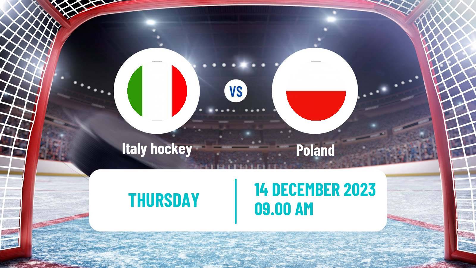 Hockey Friendly International Ice Hockey Italy - Poland