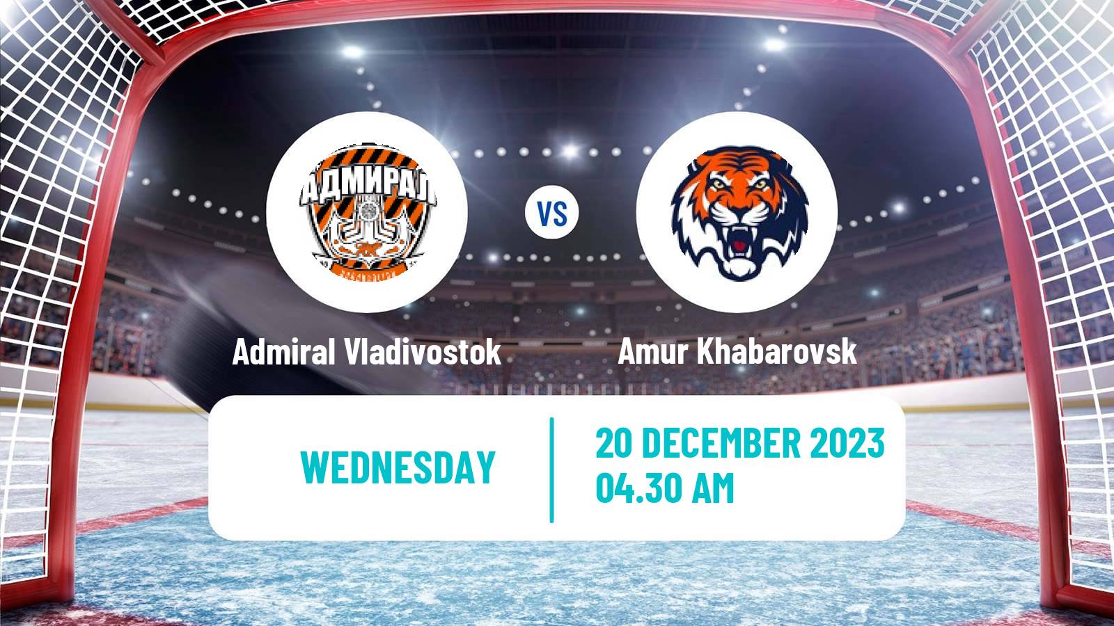 Hockey KHL Admiral Vladivostok - Amur Khabarovsk