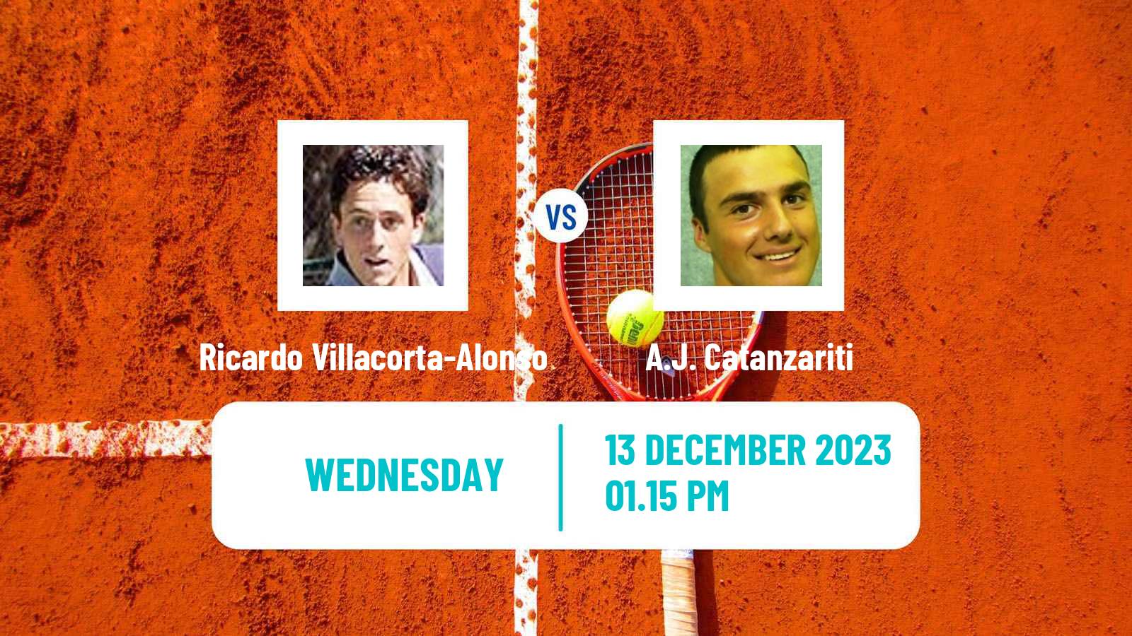 Tennis ITF M15 Ceuta Men Ricardo Villacorta-Alonso - A.J. Catanzariti