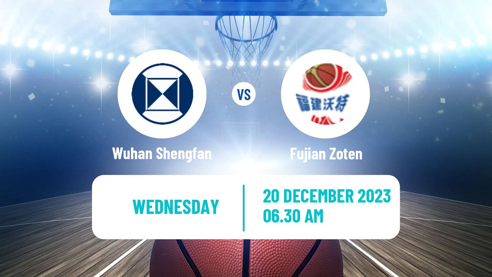 Basketball WCBA Wuhan Shengfan - Fujian Zoten