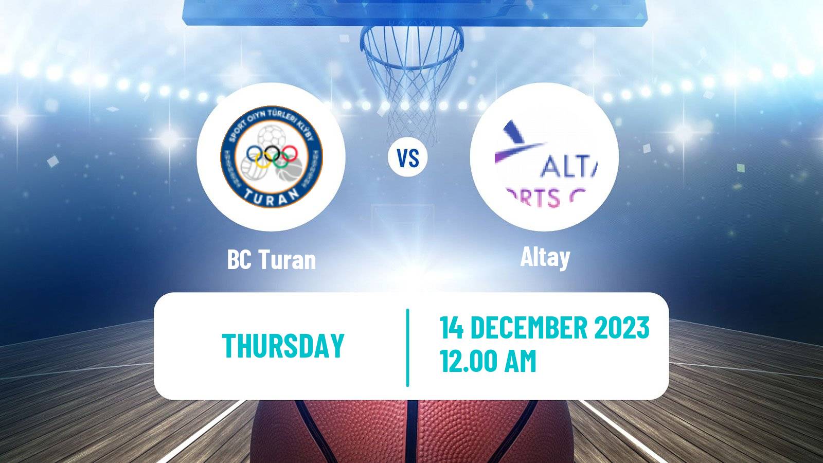 Basketball Kazakh Higher League Basketball Turan - Altay