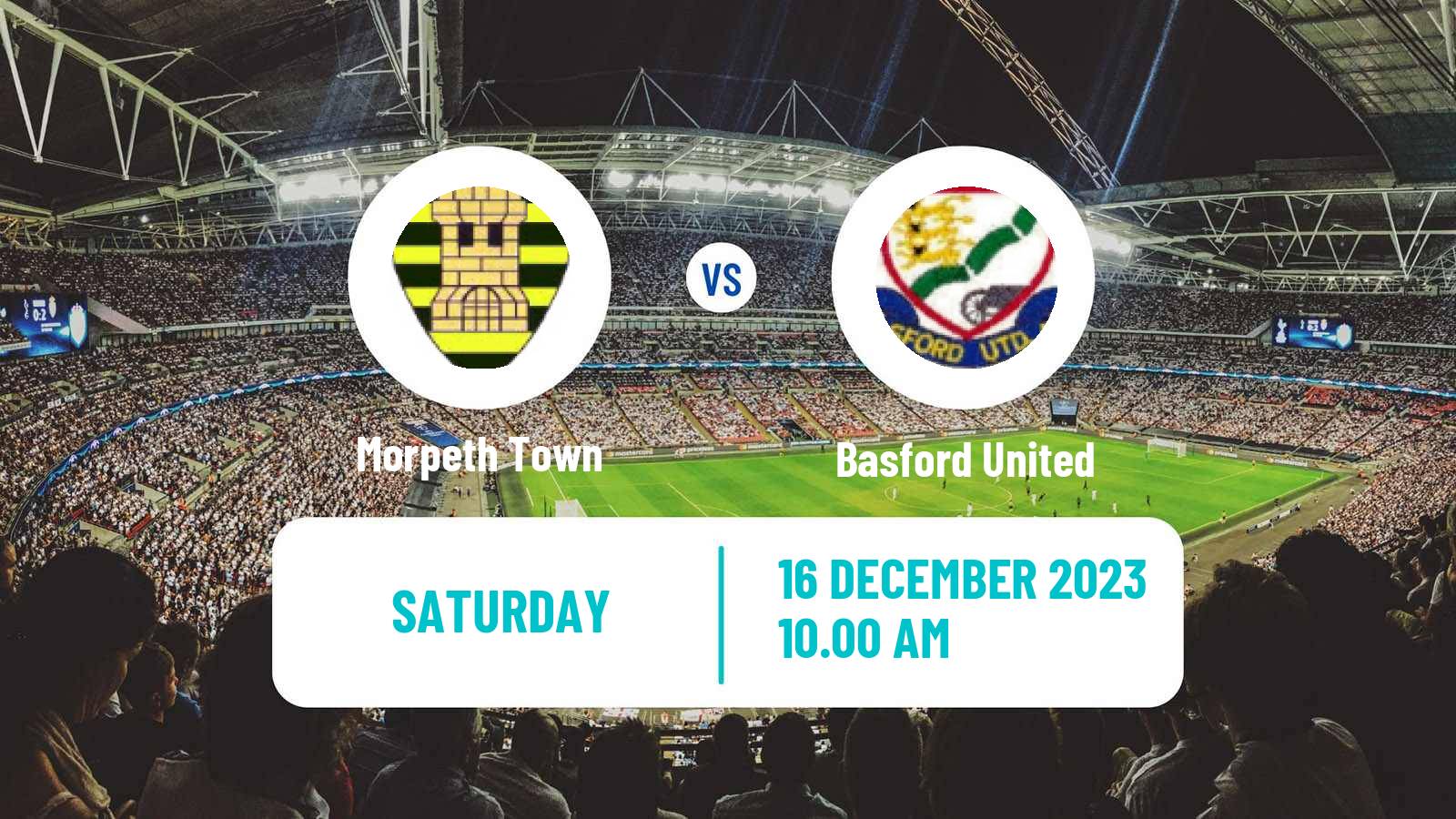 Soccer English NPL Premier Division Morpeth Town - Basford United