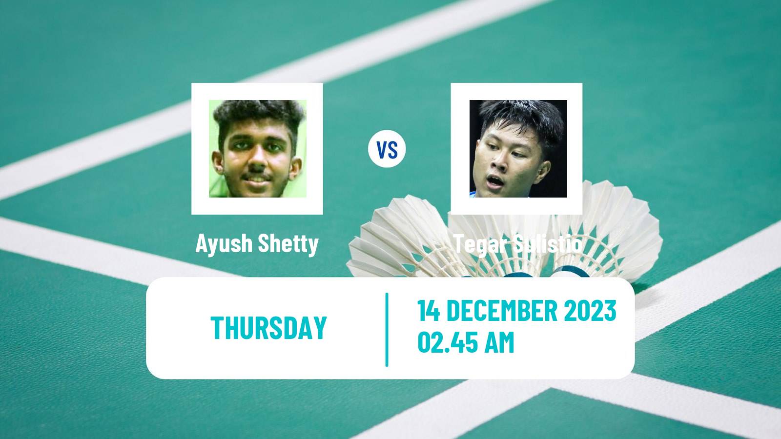 Badminton BWF World Tour Odisha Masters Men Ayush Shetty - Tegar Sulistio