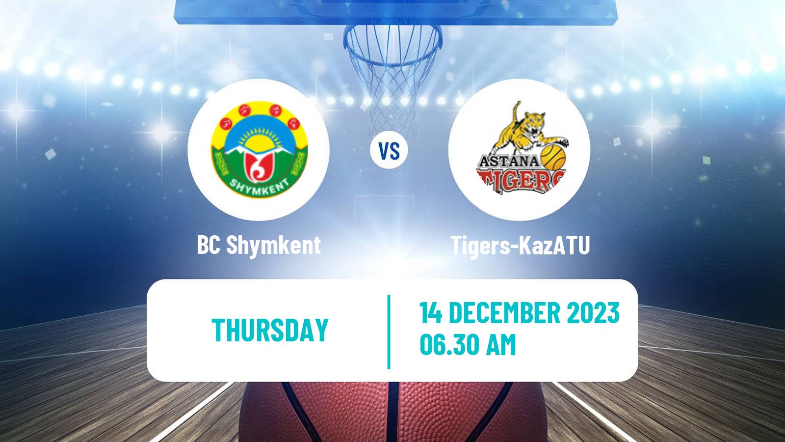 Basketball Kazakh Higher League Basketball Shymkent - Tigers-KazATU