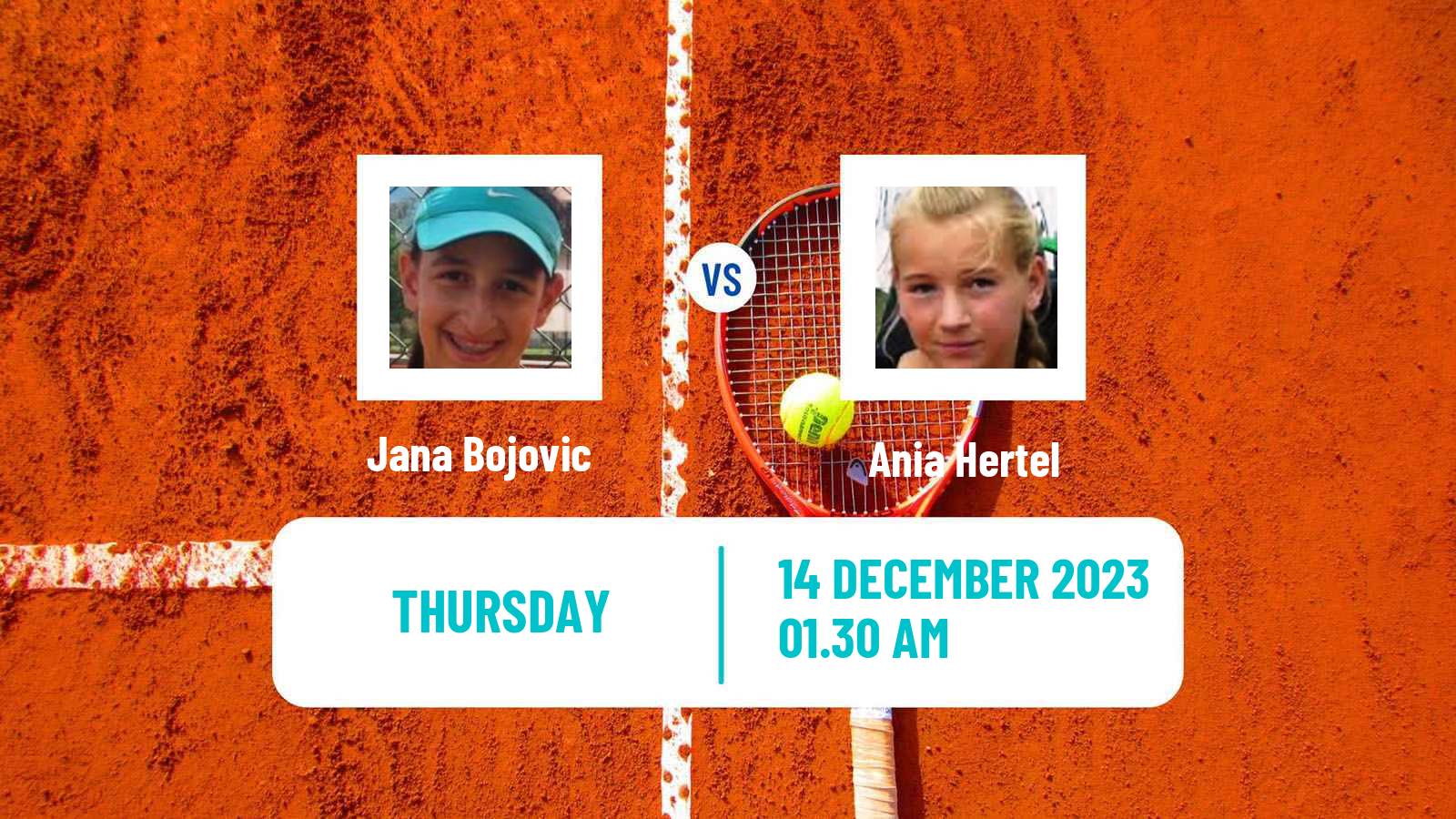 Tennis ITF W15 Antalya 22 Women Jana Bojovic - Ania Hertel