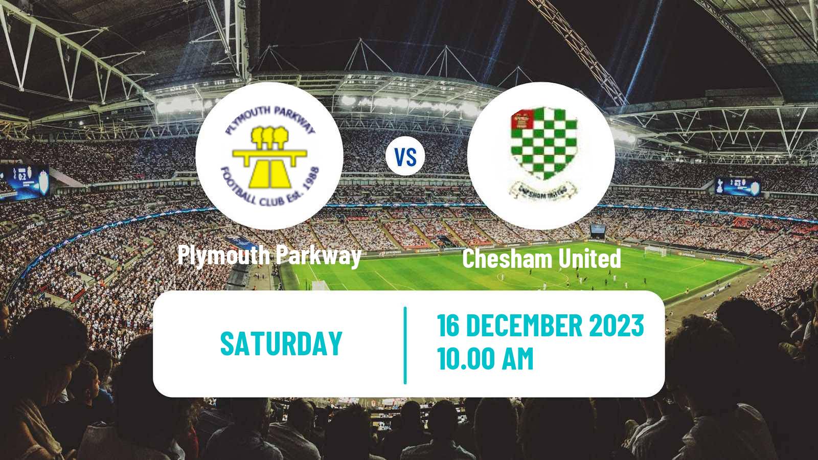 Soccer English Southern League South Division Plymouth Parkway - Chesham United