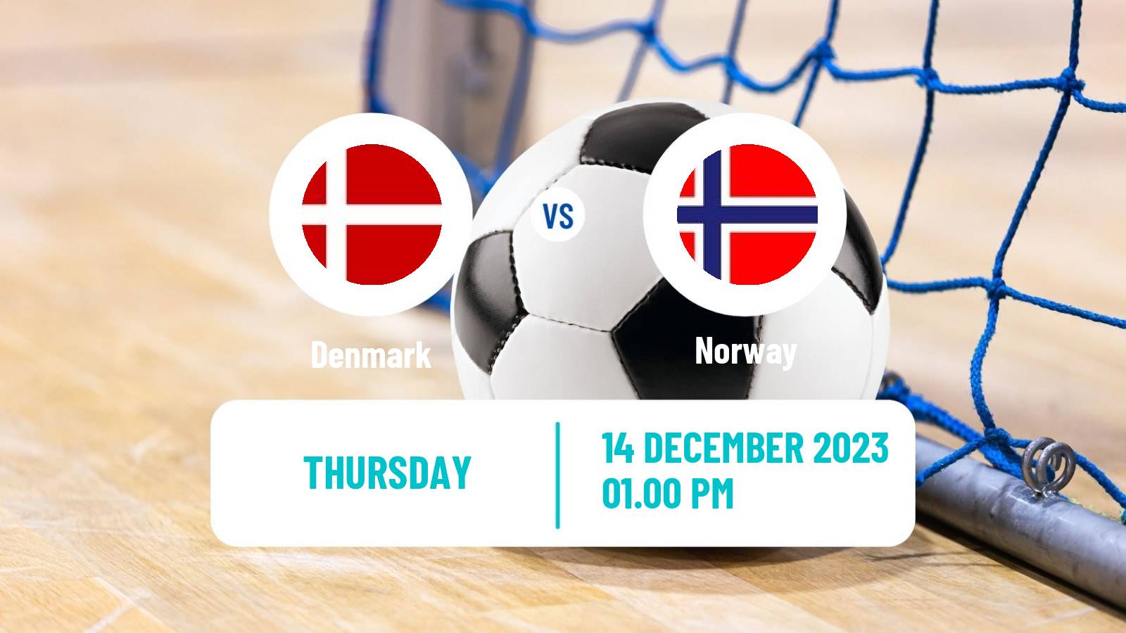 Futsal Friendly International Futsal Denmark - Norway