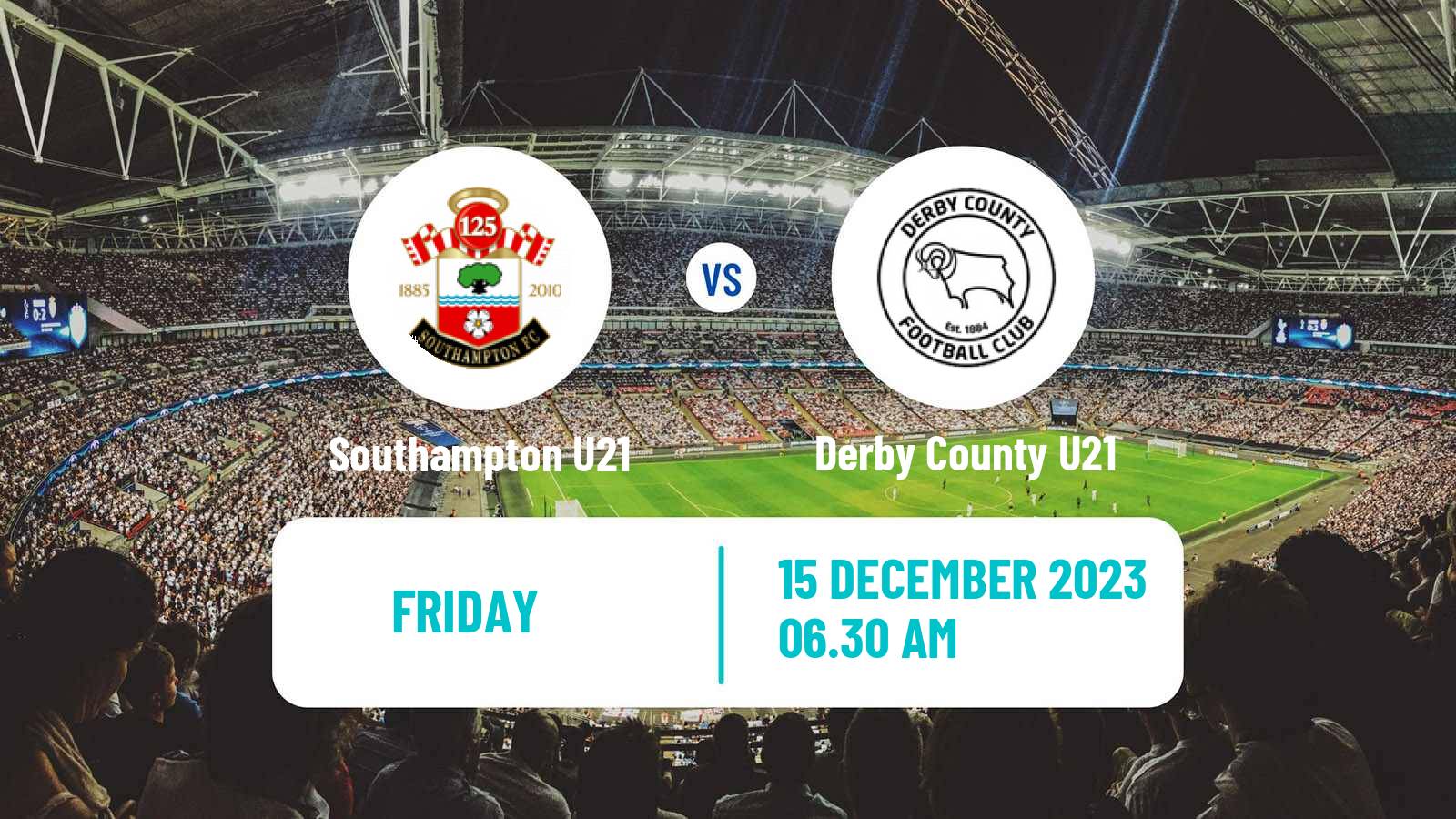 Soccer English Premier League 2 Southampton U21 - Derby County U21