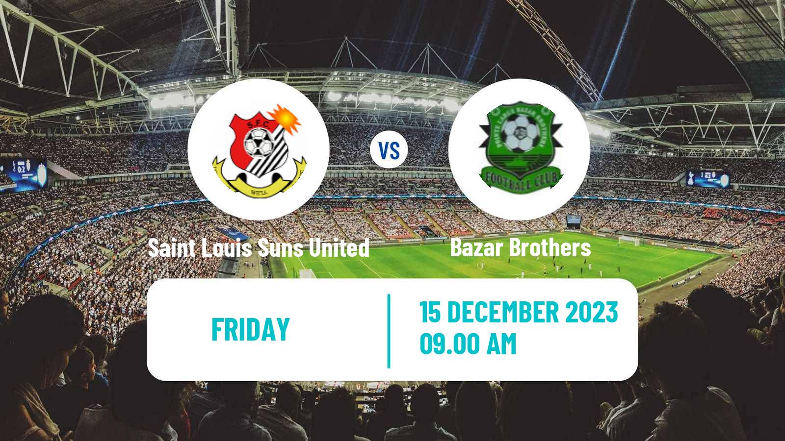Soccer Seychelles Premier League Saint Louis Suns United - Bazar Brothers