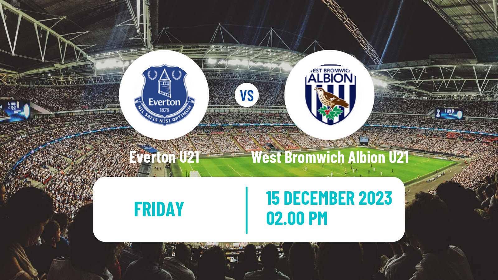 Soccer English Premier League 2 Everton U21 - West Bromwich Albion U21