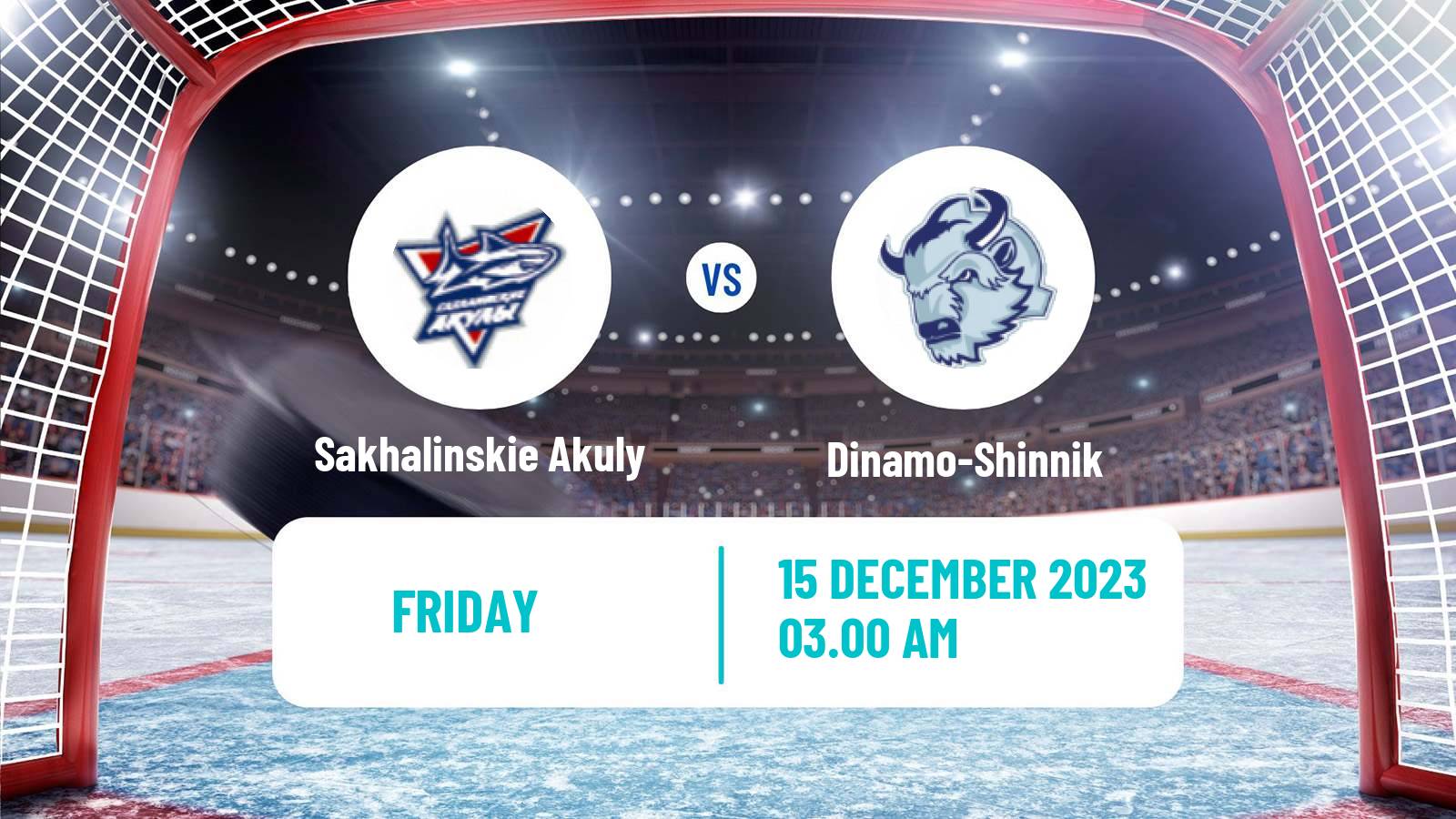 Hockey MHL Sakhalinskie Akuly - Dinamo-Shinnik