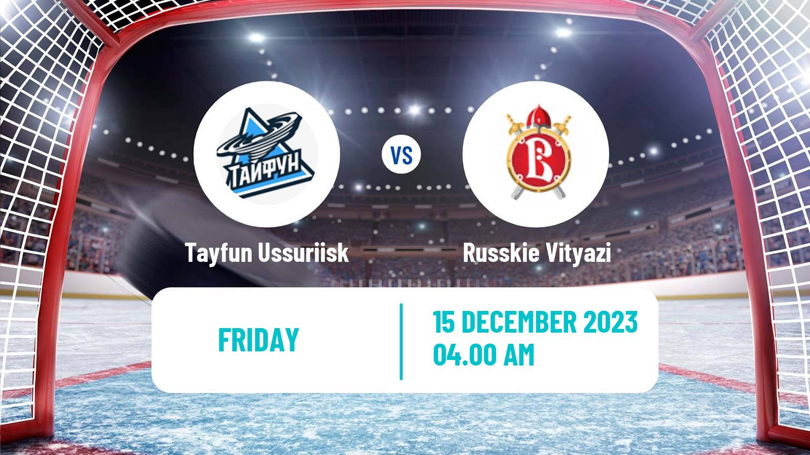 Hockey MHL Tayfun Ussuriisk - Russkie Vityazi