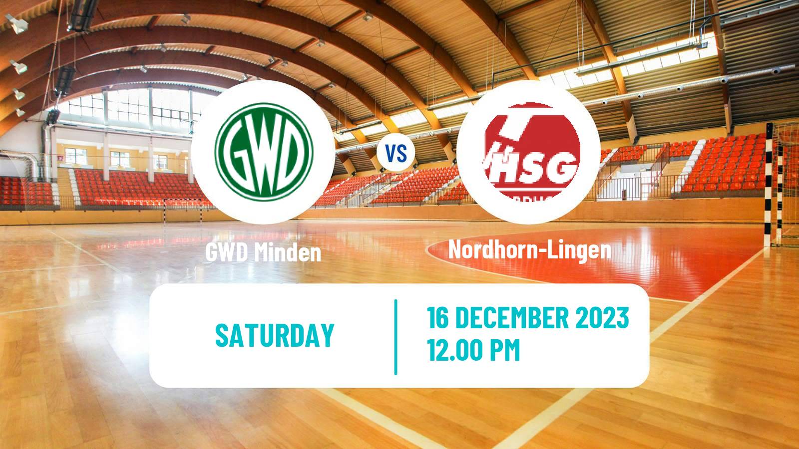 Handball German 2 Bundesliga Handball GWD Minden - Nordhorn-Lingen