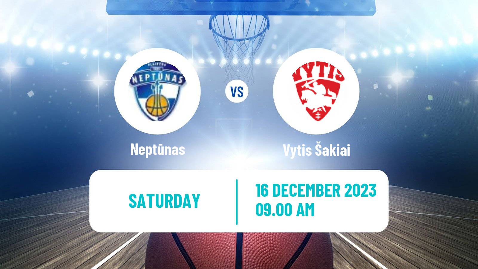 Basketball Lietuvos NKL Neptūnas - Vytis Šakiai