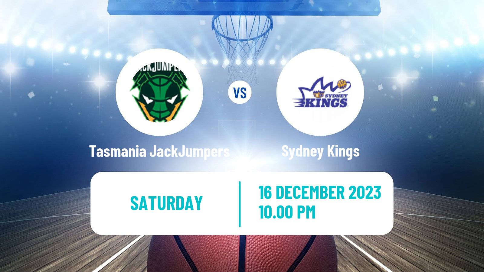 Basketball Australian NBL Tasmania JackJumpers - Sydney Kings