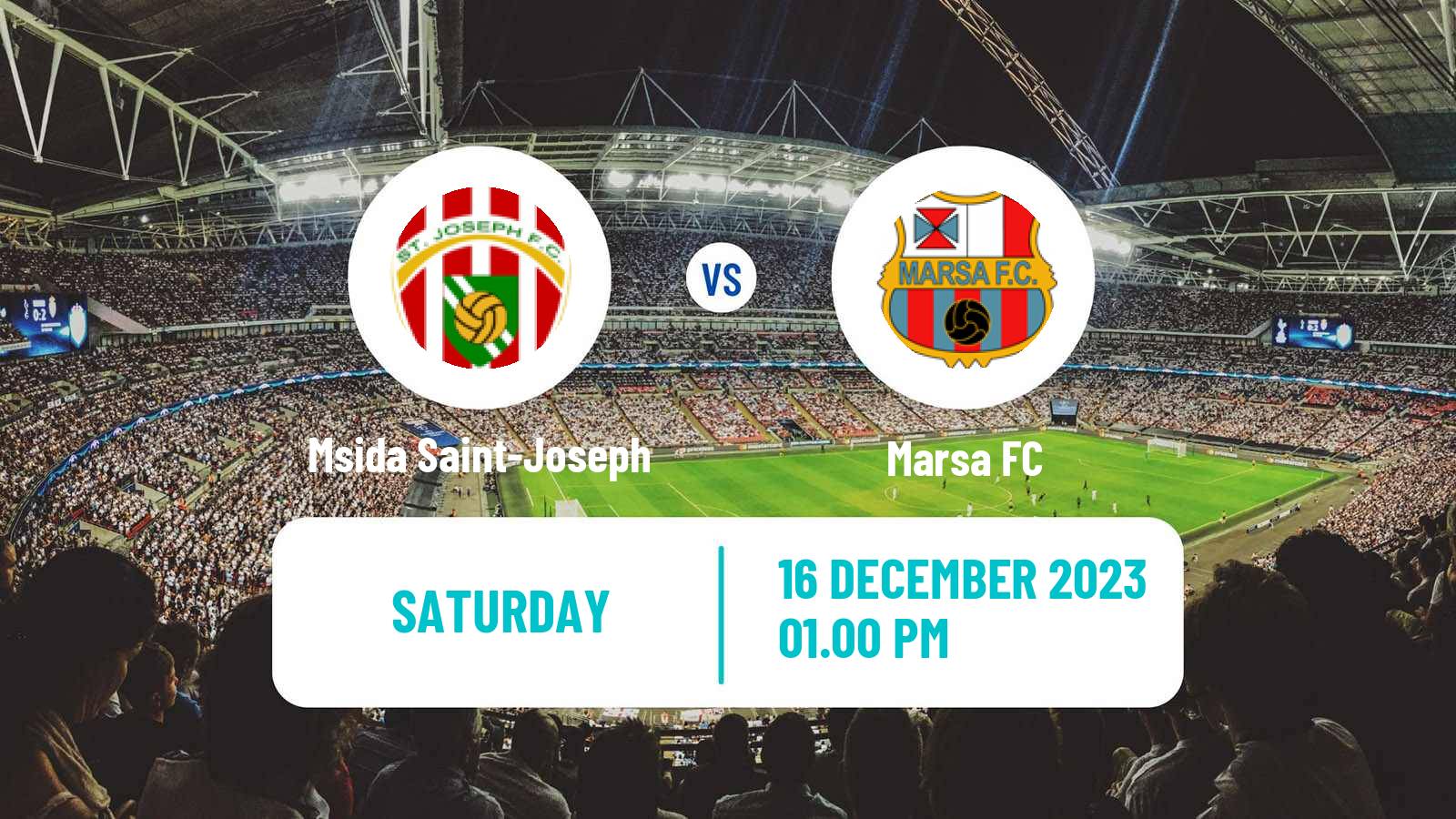 Soccer Maltese Challenge League Msida Saint-Joseph - Marsa