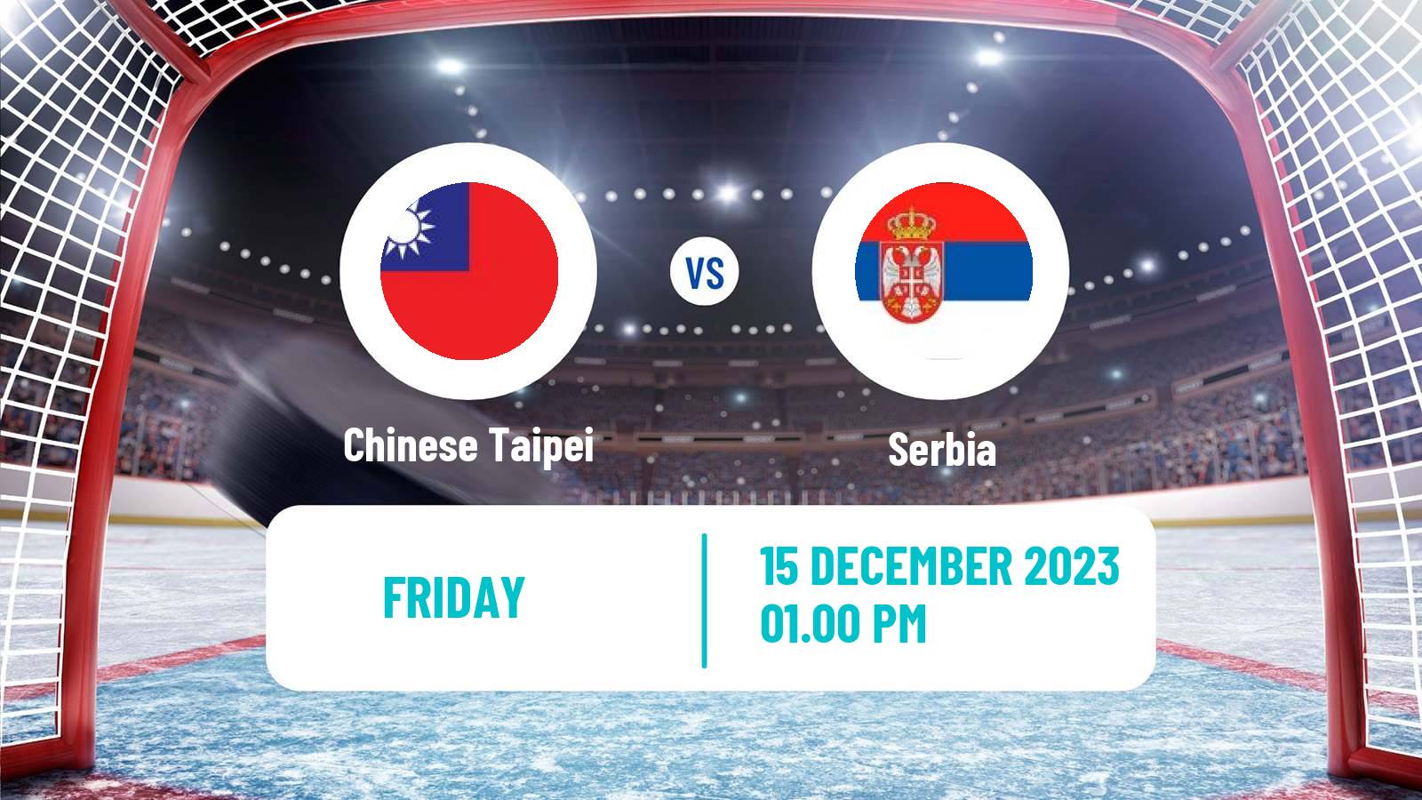 Hockey Winter Olympic Games - Ice Hockey Chinese Taipei - Serbia