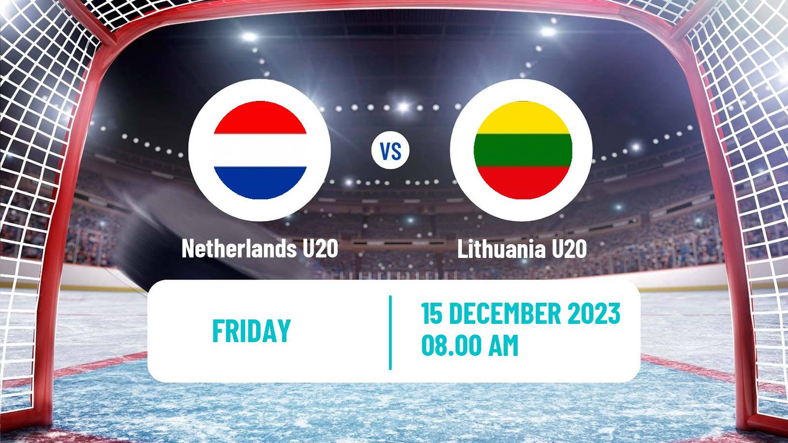 Hockey IIHF World U20 Championship IIA Netherlands U20 - Lithuania U20