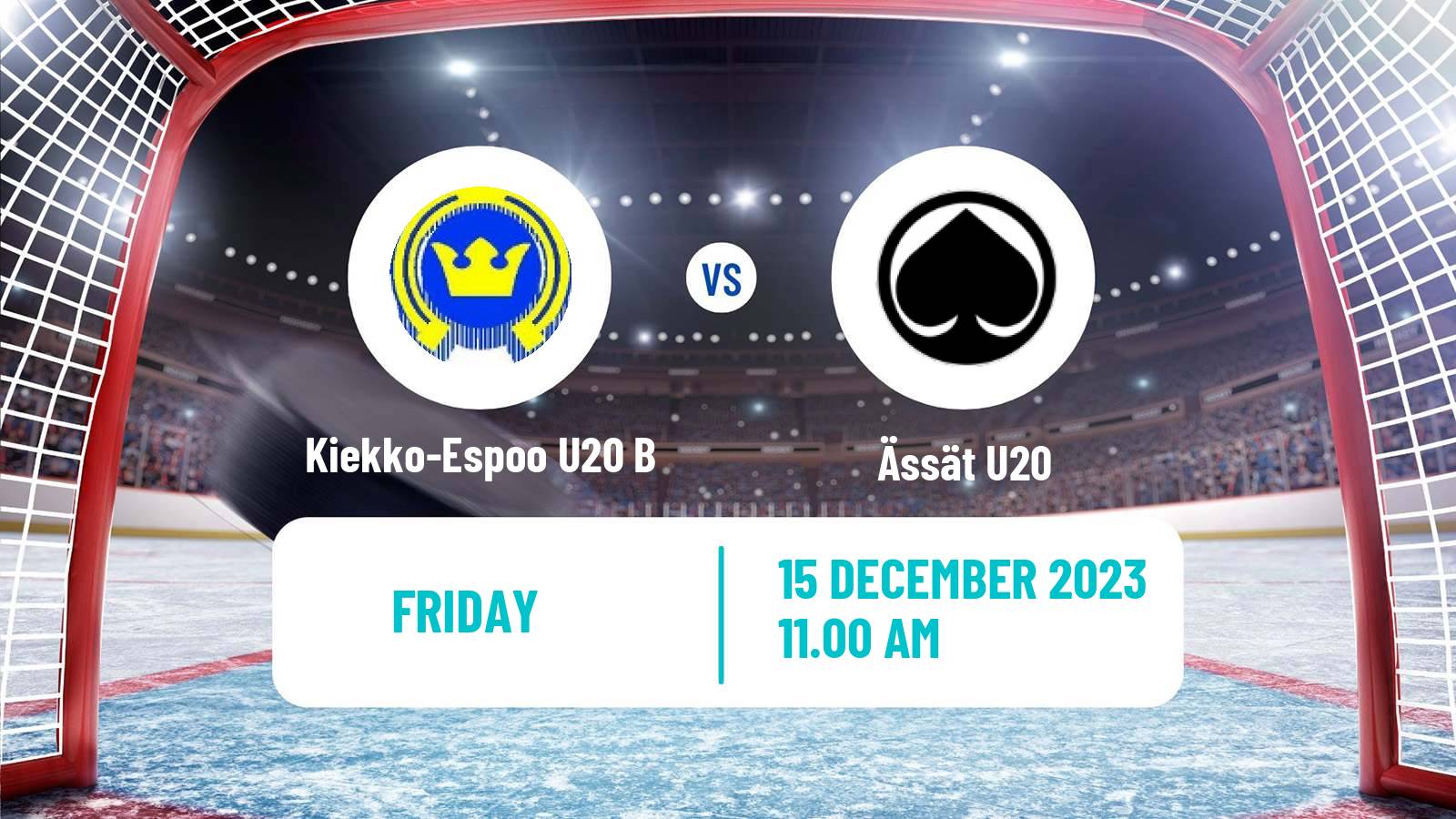 Hockey Finnish SM-sarja U20 Kiekko-Espoo U20 B - Ässät U20