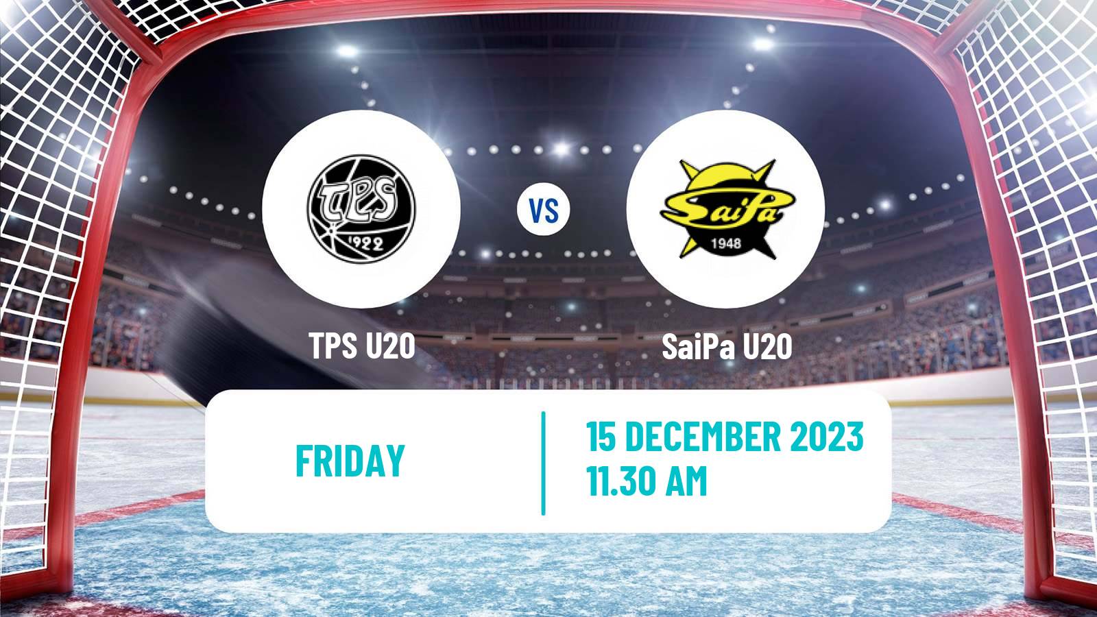 Hockey Finnish SM-sarja U20 TPS U20 - SaiPa U20