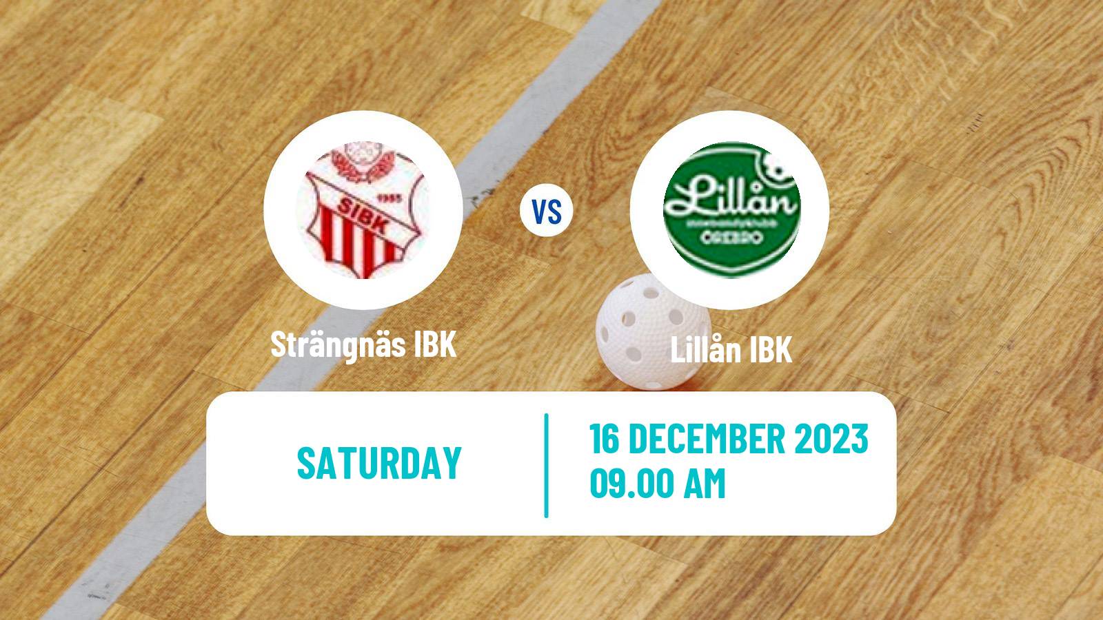 Floorball Swedish Allsvenskan Södra Floorball Strängnäs IBK - Lillån