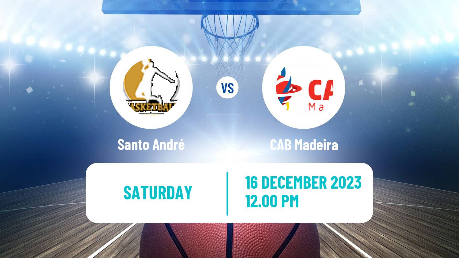 Basketball Portuguese Proliga Basketball Santo André - Madeira