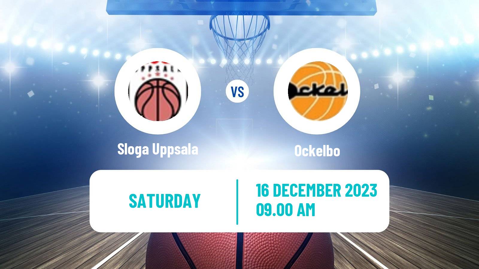 Basketball Swedish Superettan Basketball Sloga Uppsala - Ockelbo