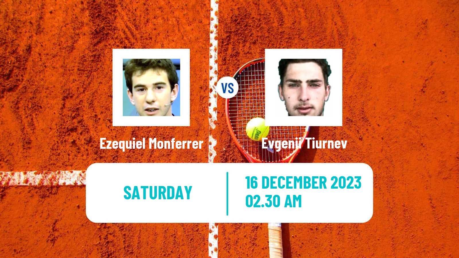Tennis ITF M15 Antalya 20 Men Ezequiel Monferrer - Evgenii Tiurnev