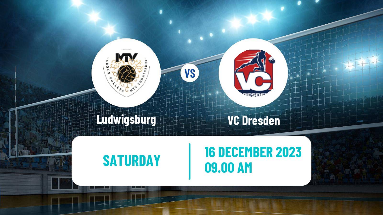 Volleyball German 2 Bundesliga South Volleyball Ludwigsburg - VC Dresden