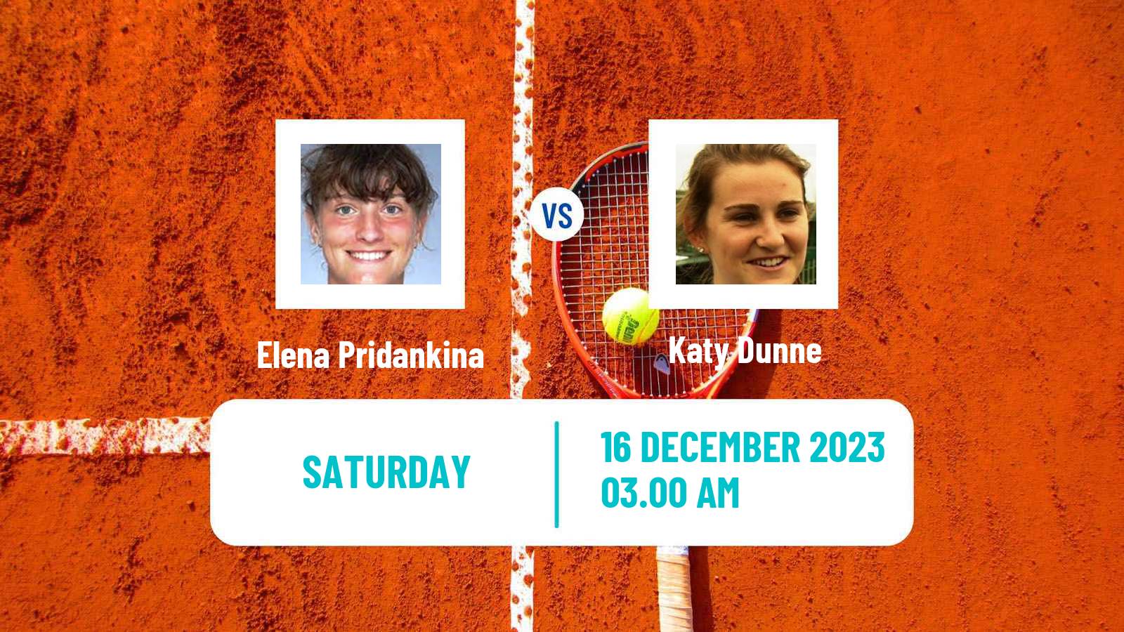 Tennis ITF W25 Sharm Elsheikh 4 Women Elena Pridankina - Katy Dunne