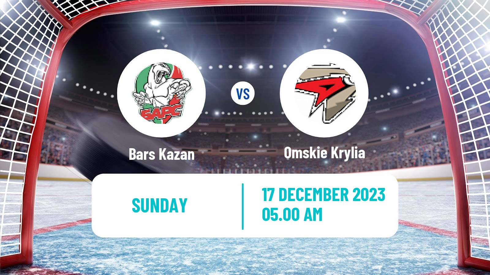 Hockey VHL Bars Kazan - Omskie Krylia