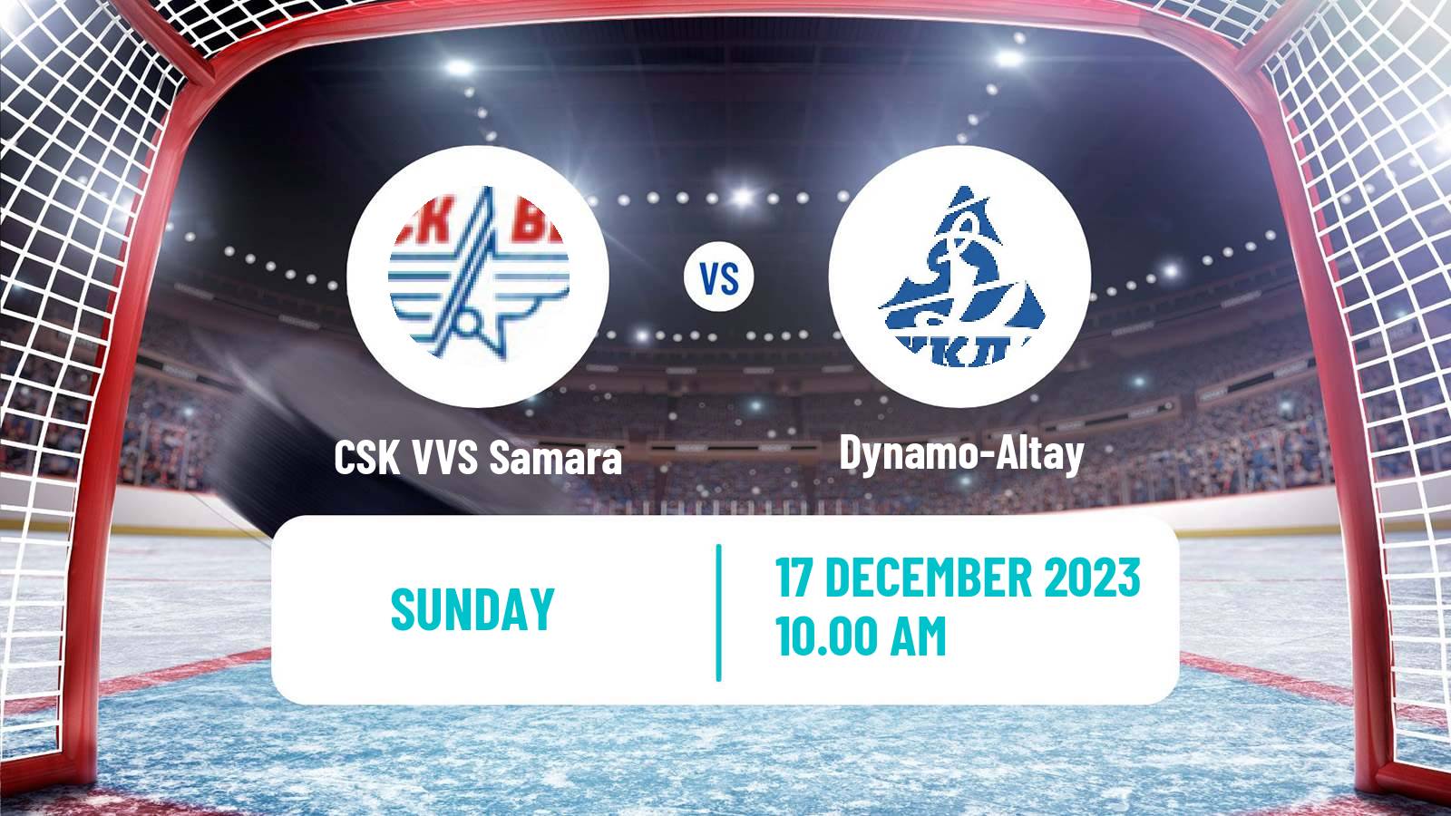 Hockey VHL CSK VVS Samara - Dynamo-Altay