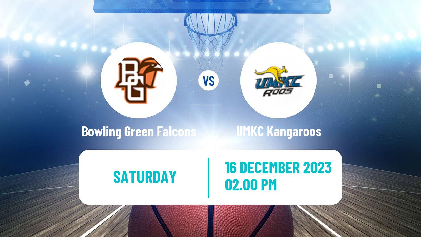 Basketball NCAA College Basketball Bowling Green Falcons - UMKC Kangaroos