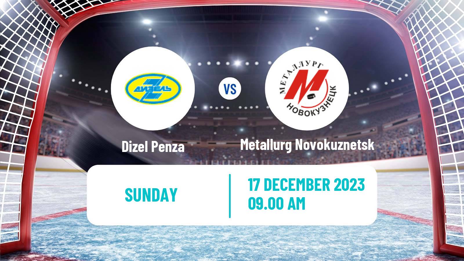 Hockey VHL Dizel Penza - Metallurg Novokuznetsk