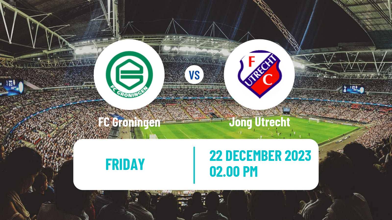 Soccer Dutch Eerste Divisie Groningen - Jong Utrecht