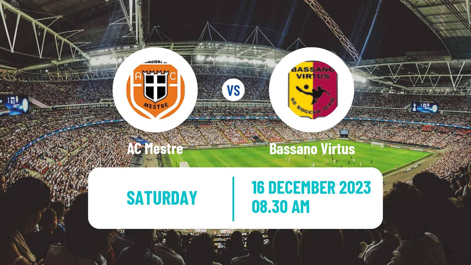 Soccer Italian Serie D - Group C Mestre - Bassano Virtus