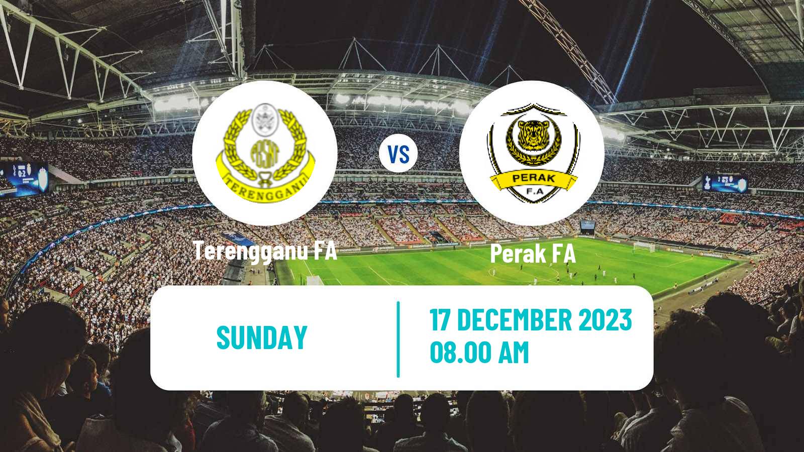 Soccer Malaysian Super League Terengganu FA - Perak FA