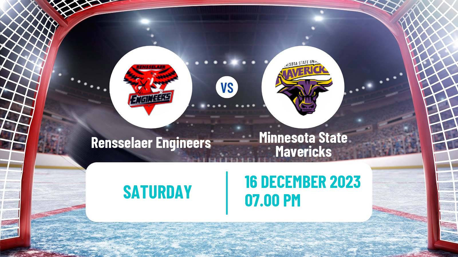 Hockey NCAA Hockey Rensselaer Engineers - Minnesota State Mavericks