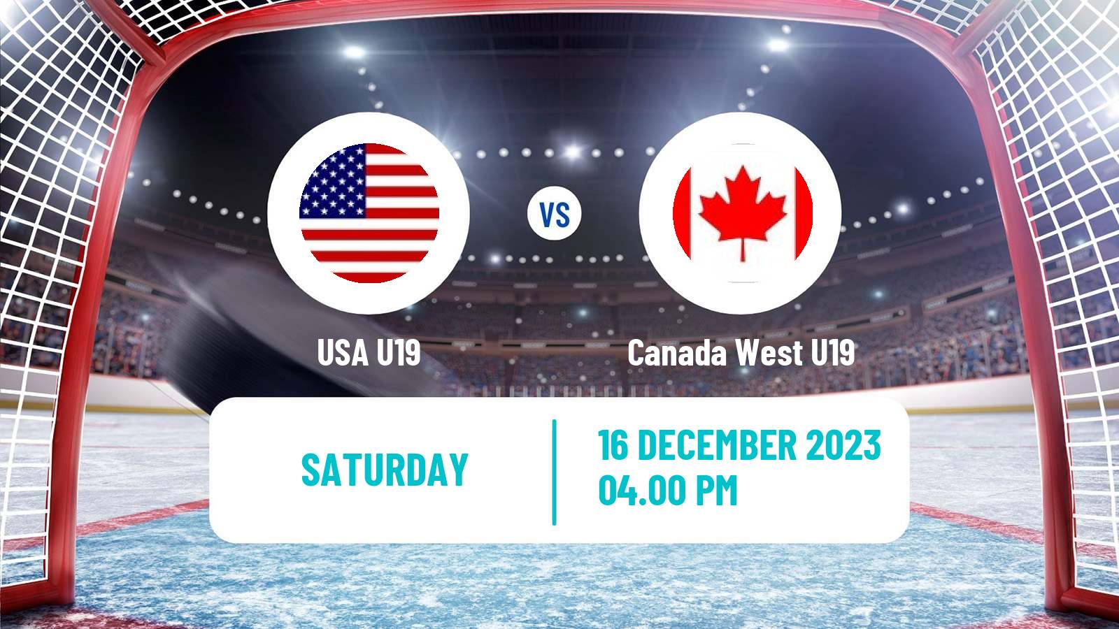 Hockey Hockey World Junior A Challenge USA U19 - Canada West U19