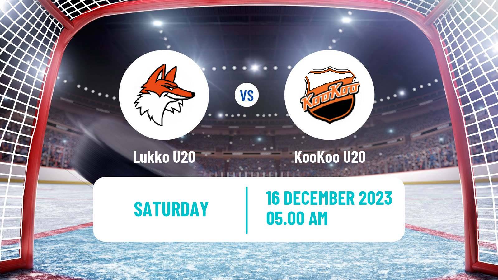 Hockey Finnish SM-sarja U20 Lukko U20 - KooKoo U20