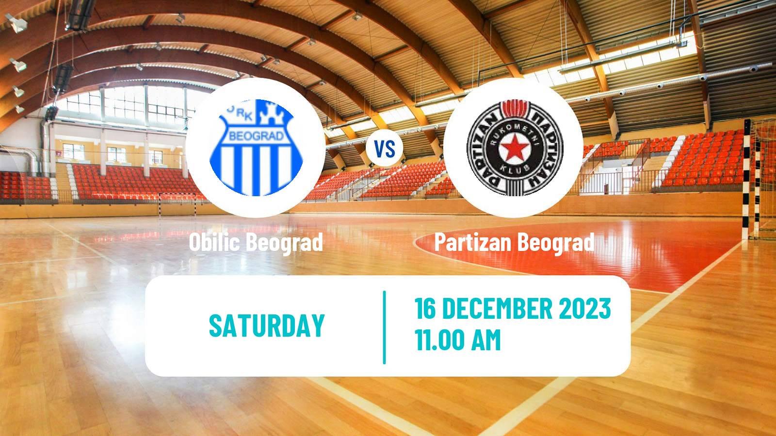 Handball Serbian Superliga Handball Obilic Beograd - Partizan Beograd