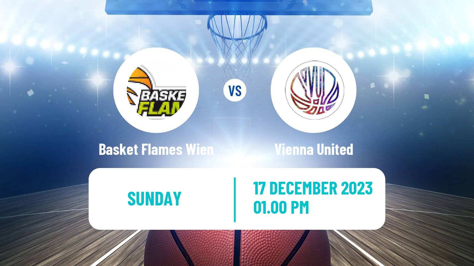 Basketball Austrian Zweite Liga Basketball Basket Flames Wien - Vienna United