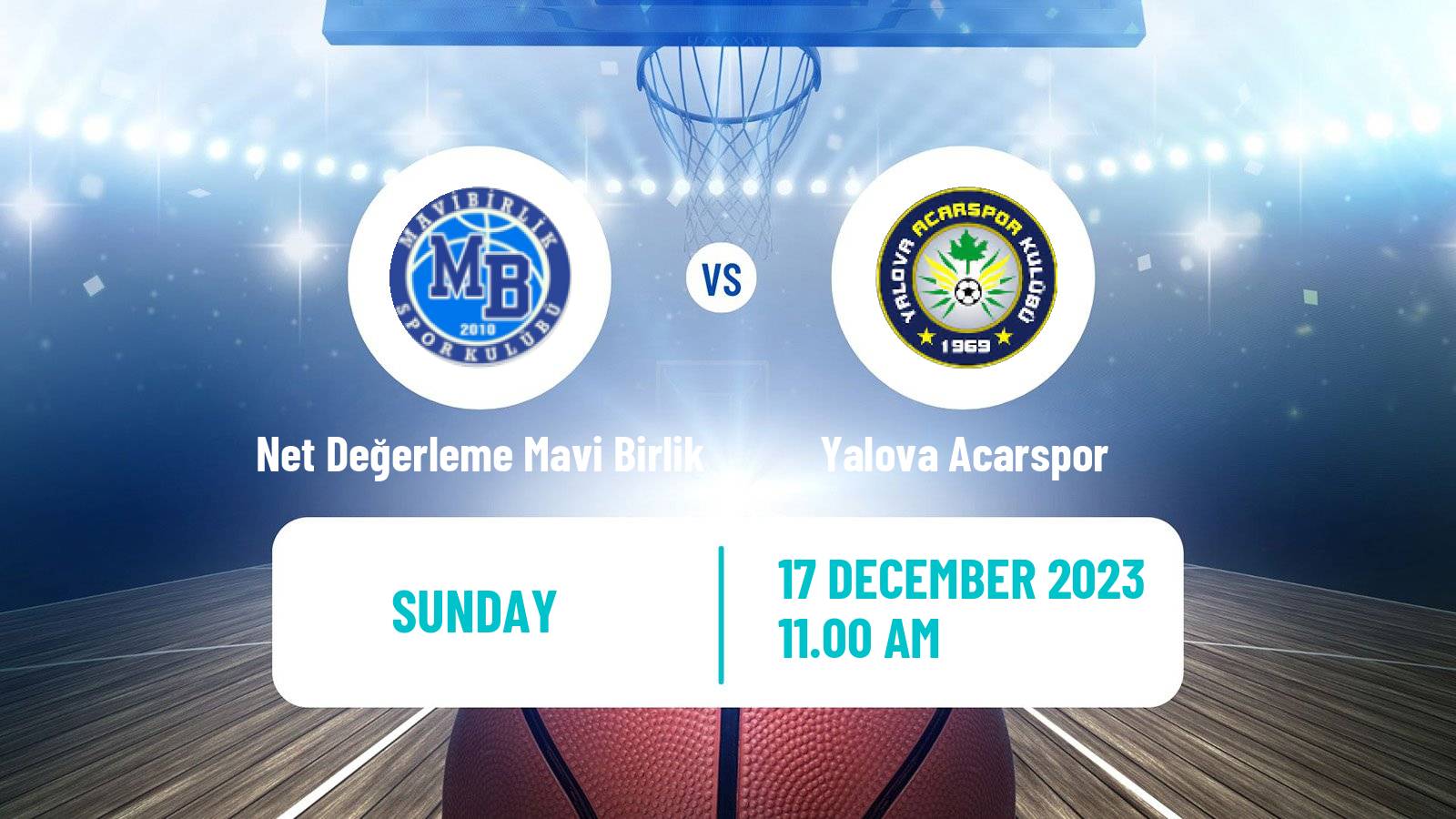 Basketball Turkish TB2L Net Değerleme Mavi Birlik - Yalova Acarspor