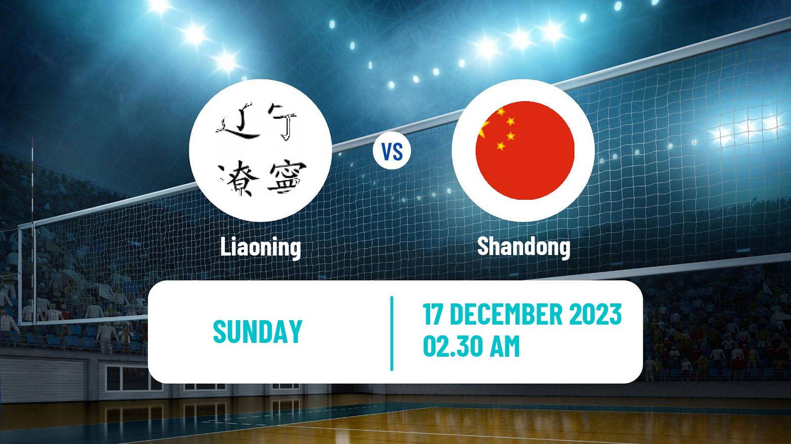 Volleyball Chinese CVL Liaoning - Shandong